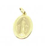 Medalha de Nossa Senhora das Graas em ouro 18k - 2MEO0074